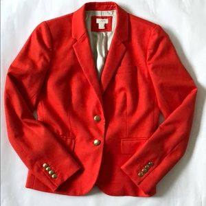 J. Crew Blazer Coat 2 Red Orange